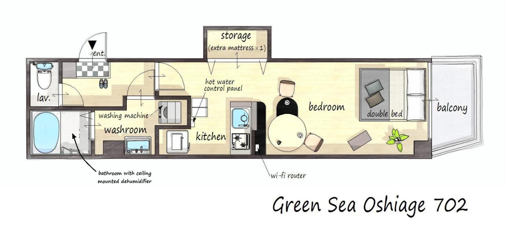 Green Sea Oshiage Токио Экстерьер фото